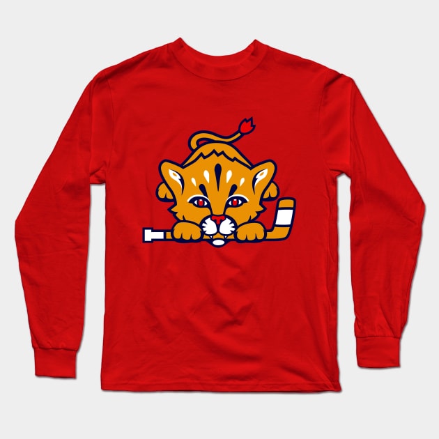 Lil' Panthers Hockey Long Sleeve T-Shirt by Carl Cordes